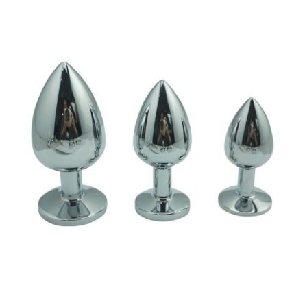 kit 3 plugs anales de acero