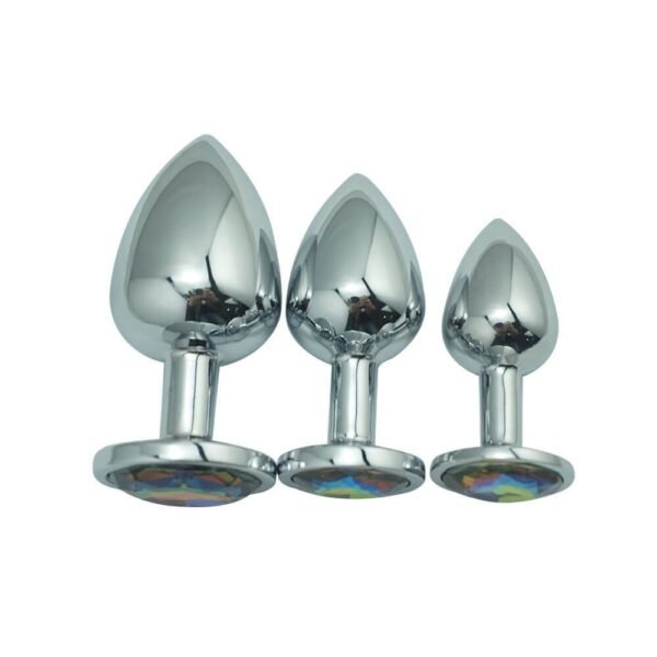 kit 3 plugs anales de acero
