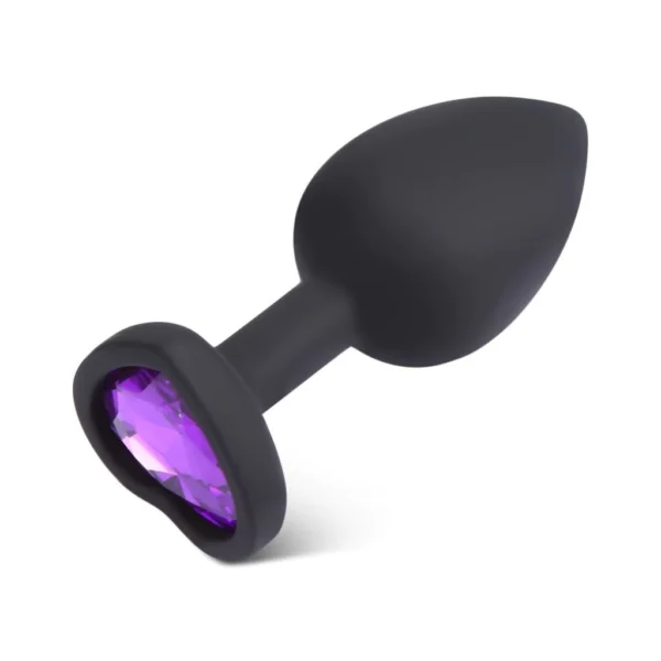 plug anal silicona strass