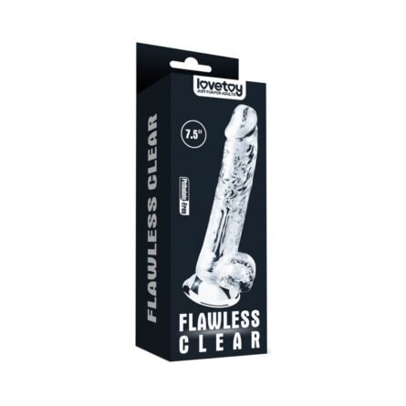 dildo transparente Lovetoy 7.5"