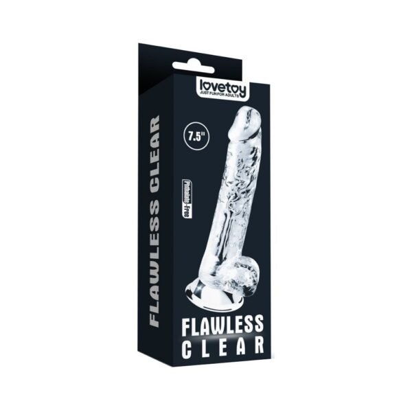 dildo transparente Lovetoy 7.5"