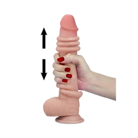 dildo Lovetoy 9'' sliding skin