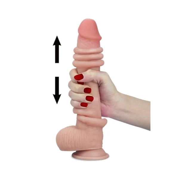 dildo Lovetoy 9'' sliding skin