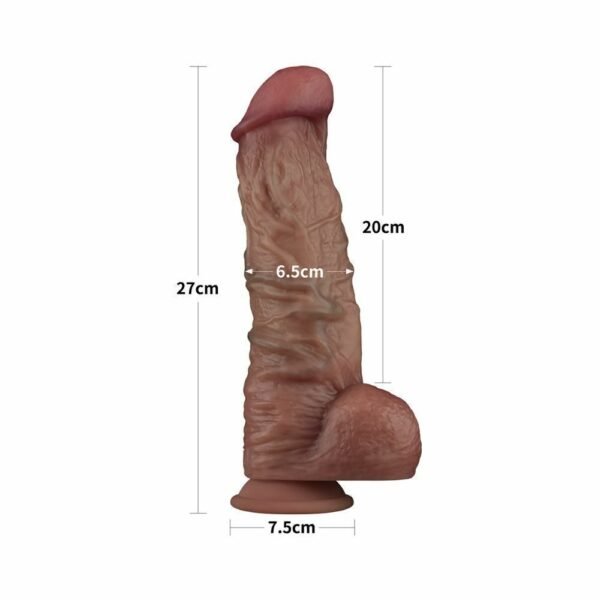 dildo silicona doble capa