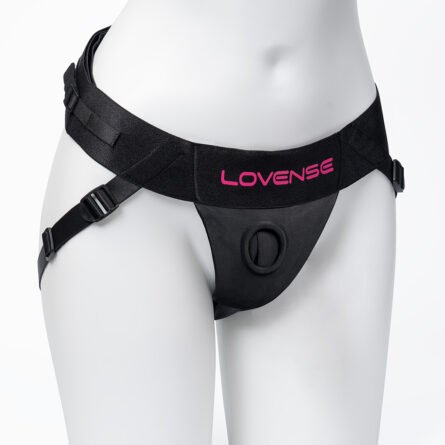 lovense lapis harness dildo strapless doble extremo argentina