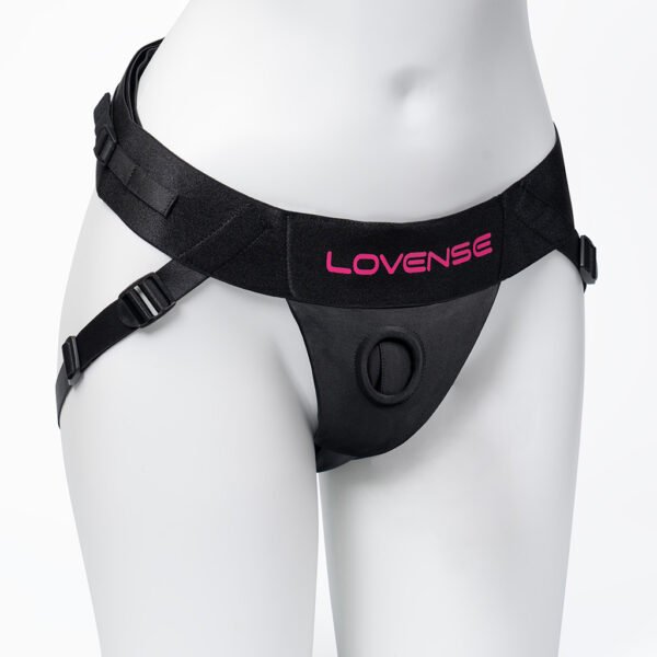 lovense lapis harness dildo strapless doble extremo argentina
