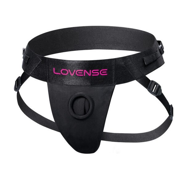 lovense lapis harness dildo strapless doble extremo argentina
