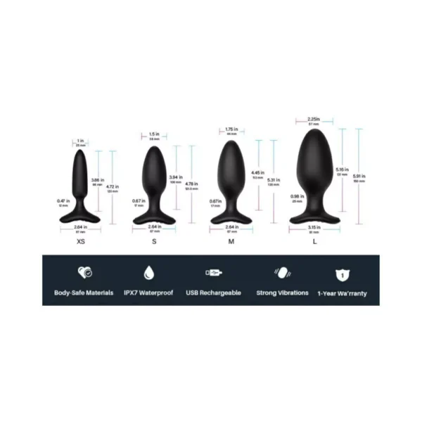 lovense hush 2 m plug anal vibrador argentina